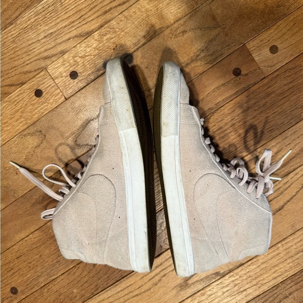 Nike Blazer Mid Suede Sneakers Peachy Tan Beige Men’s 9.5 Retro High Top